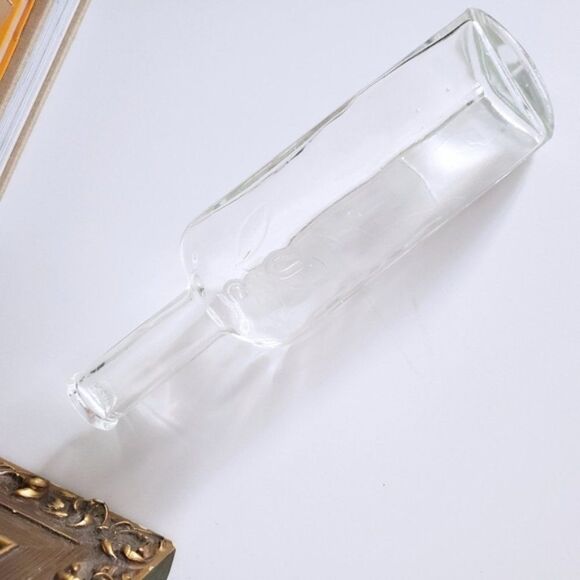 Clear Rose Decor Bottle Vase - Picture 2 of 5
